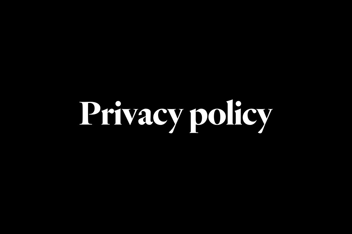 Privacy policy Design Portfolio