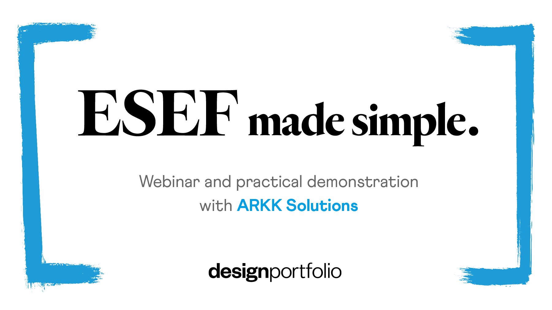 Event highlights: ESEF made simple